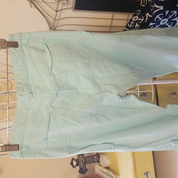 Leggiardro women's mint green pants - Picture 7 of 10